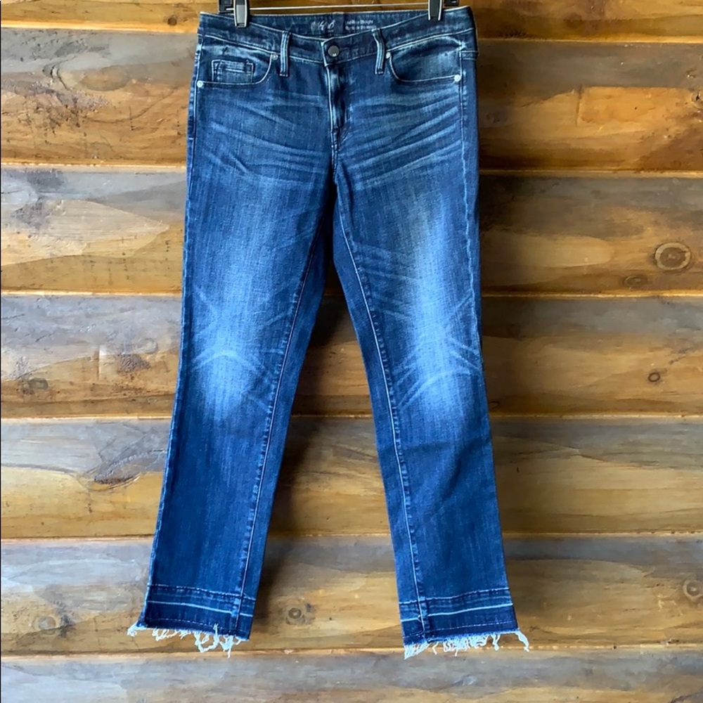 Mossimo mid-rise straight cut jeans